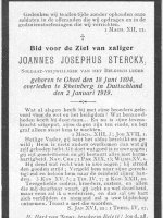 STERCKX Joannes Josephus