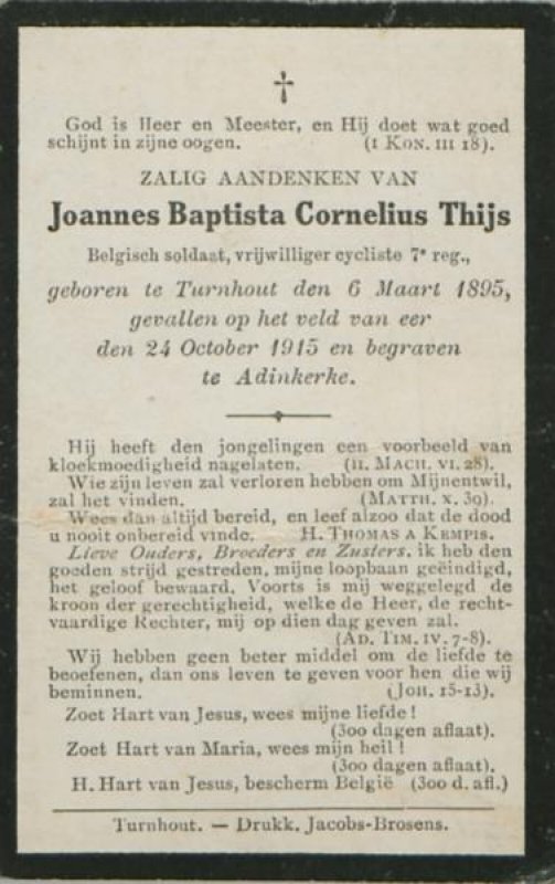 Thys Joannes Baptista Cornelius