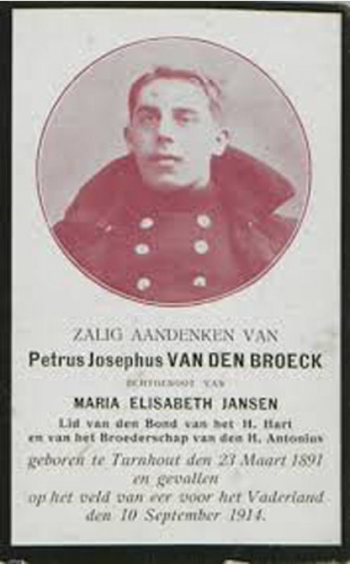 Vanden Broeck Petrus Jozef