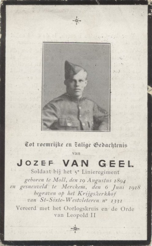 VAN GEEL Jozef