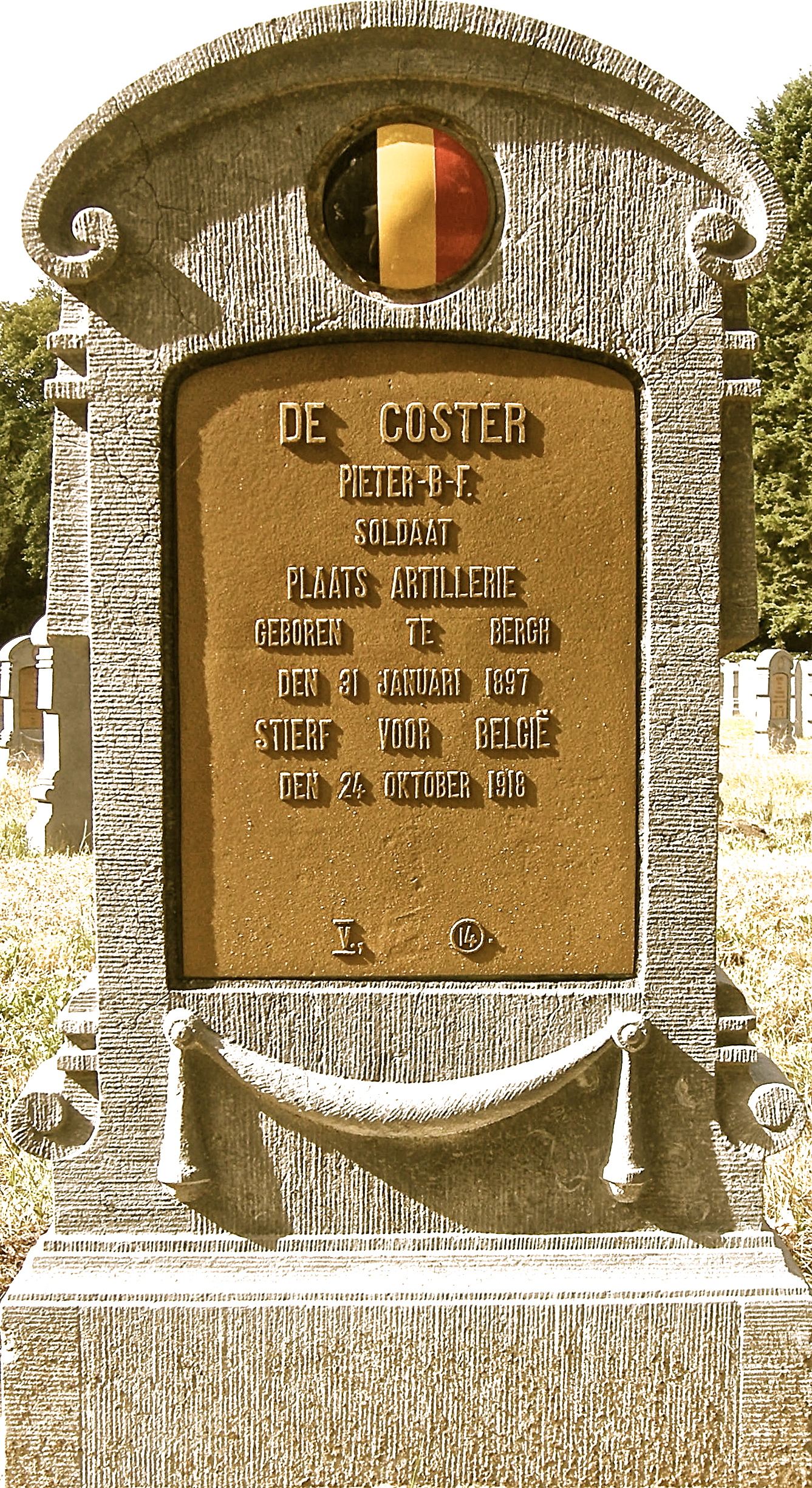 De Coster Pierre Ferdinand