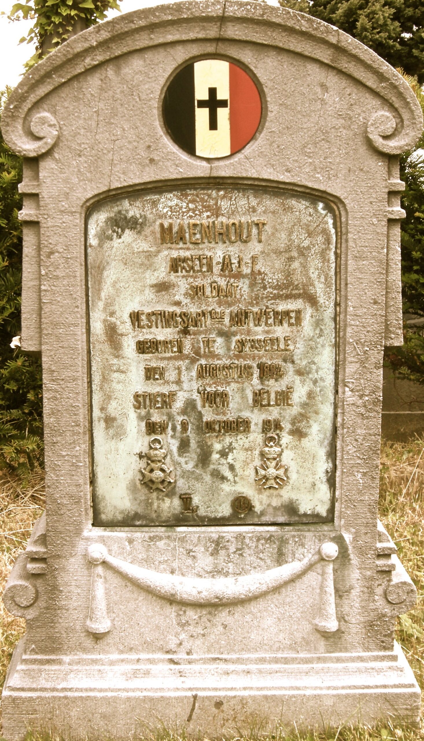 Maenhout Arséne Albert Josef Frans